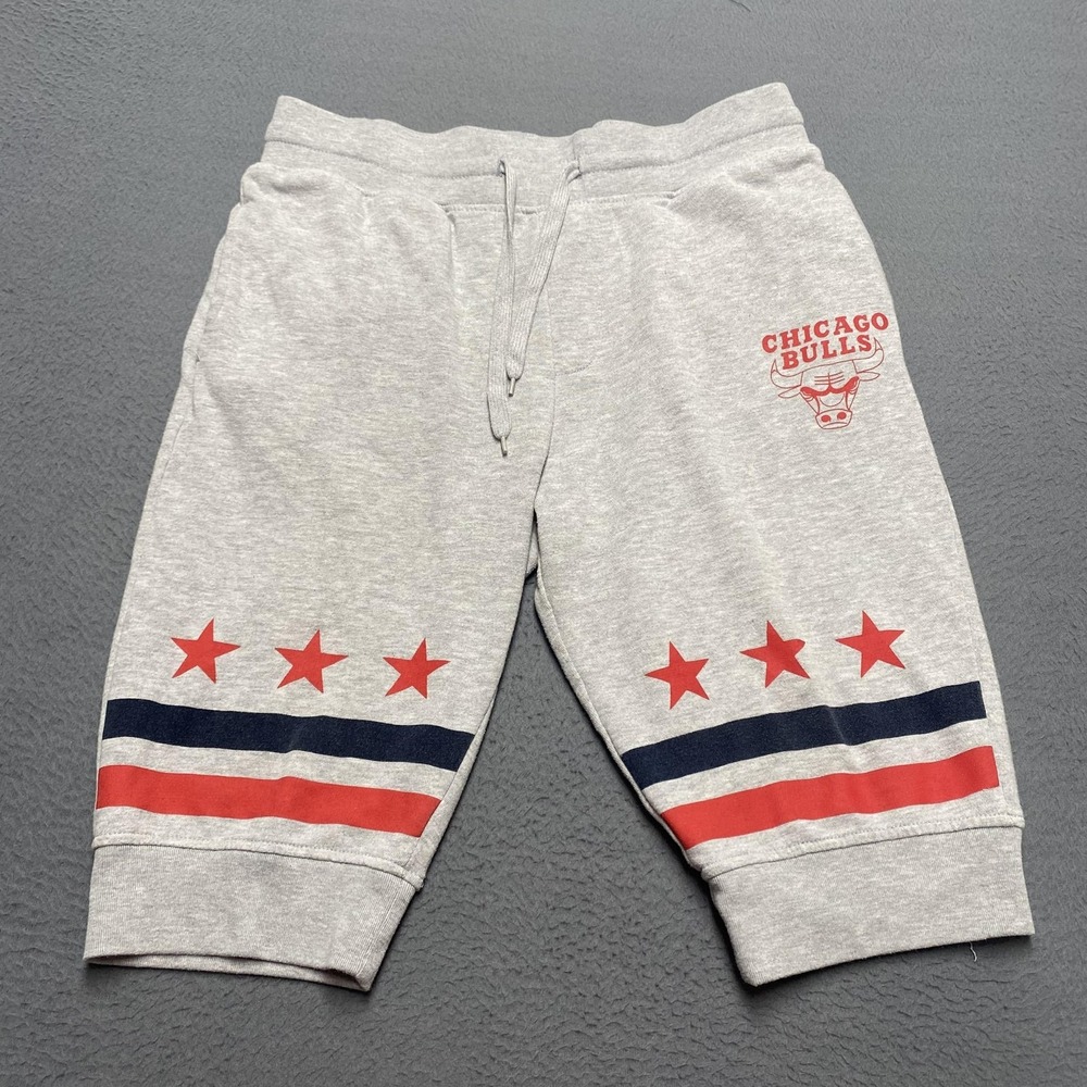 Chicago Bulls Shorts Mens XL Gray NBA‎ Basketball Ultra Game Fleece Sweatshorts